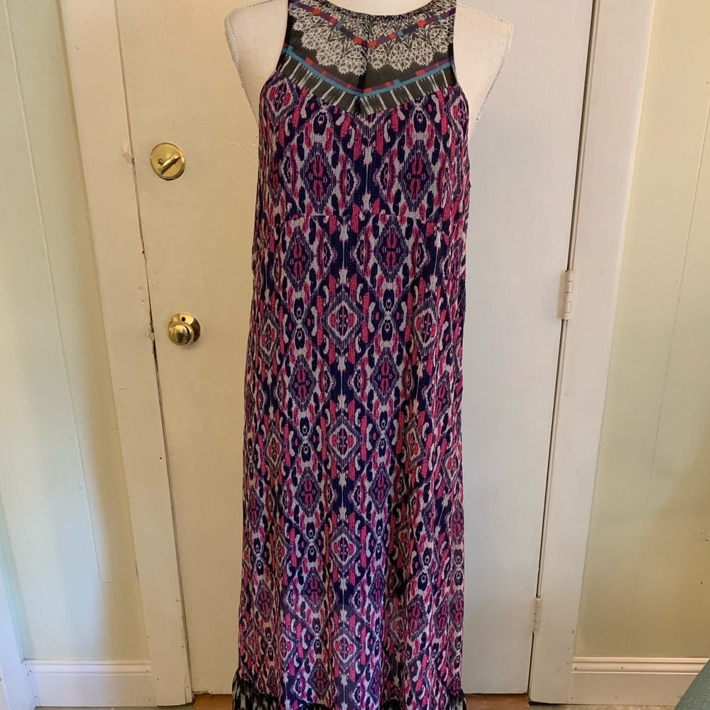 Express Exotic Print Maxi Dress